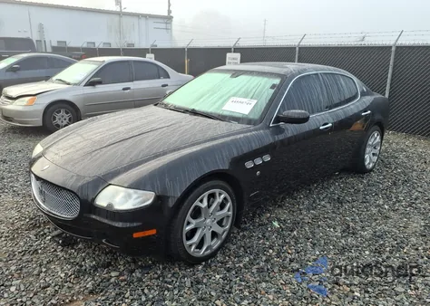 2006 Maserati Quattroporte Executive Gt/Sport Gt z USA, uszkodzony, nr VIN ZAMCE39A660022780